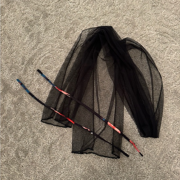 Semi Formal Dress Short Floral with Navy Blue Background - Picture 8 of 8